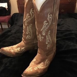 Corral western fleur de lis boots